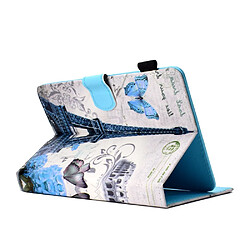 Acheter Etui en PU universel 10 pouces tour eiffel pour votre Apple iPad 9.7/Lenovo Tab 4 10 Plus etc