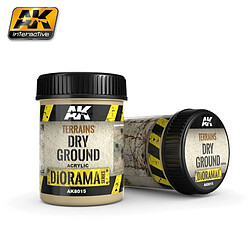 Ak Interactive Terrains Dry Ground 250ml - Décor Modélisme