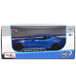 Acheter Universal 2017 1: 24 2017 Chevrolet Camaro ZL1 Coupe statique coulée sous pression peut collecter des modèles de jouets de voiture.(Bleu)