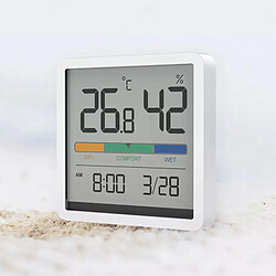 Avis Universal Température et humidité Horloge Maison Intérieur Haute Précision Chambre Bébé Thermomètre C/F 3.34ch Grand écran LCD | Télécommande intelligente