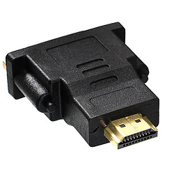 Avizar Convertisseur HDMI Mâle vers DVI Femelle Qualité HD Design Compact Plaqué Or