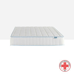 TIME 2 DREAM Grand matelas carré 120x190 mousse mémoire orthopédique Double Comfort M pas cher