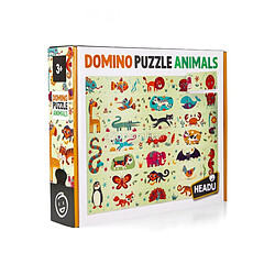 HEADU Domino Puzzle Les animaux