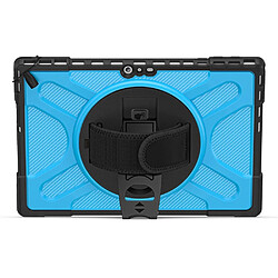 Coque en TPU anti-chocs avec béquille, bleu pour votre Microsoft Surface Pro 4/5/6/7/7 +