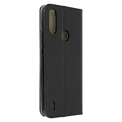 Avizar Étui Motorola Moto E7i Power Folio Porte-carte Fonction Support noir