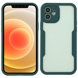 Coque en TPU + acrylique vert nuit pour votre iPhone 12 6.1 pouces