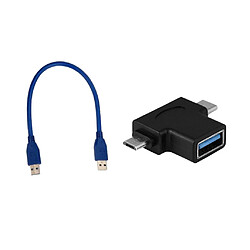 Adaptateur multi-ports USB 2 en 1