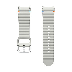 Samsung Bracelet pour Samsung Galaxy Watch 20mm Édition Sport en Silicone Gris clair