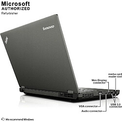 Avis Lenovo Thinkpad T440p i5-4210m 8 Go + 256 Go de noir · Occasion