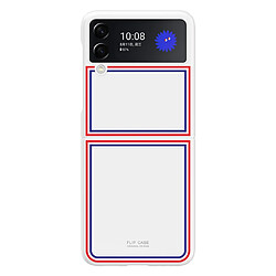 Coque en TPU anti-chute, blanc pour votre Samsung Galaxy Z Flip3 5G