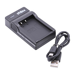 vhbw Chargeur, câble de charge Micro USB pour appareil photo Canon EOS 77D batterie LP-E17.