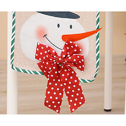 Avis C354 Décorations de Noël Imitation Draps Snowman Table Table De Table Dress Up Tableau de la nappe Ambiance