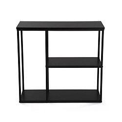 Console Versa Noir Métal 30 x 76 x 135 cm