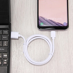 Acheter Wewoo Câble blanc pour Samsung Galaxy S8 et S8 + / LG G6 / Huawei P10 P10 Plus / Oneplus 5 / Xiaomi Mi6 Max 2 / autres Smartphones 1m USB-C / Type-C vers USB 2.0 de données / chargeur,