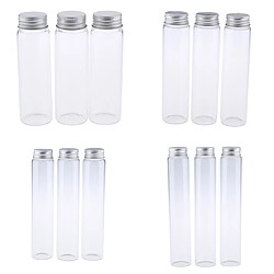 Acheter 3pcs bouteilles de lotion vides en verre durable avec capsules 180ml en aluminium