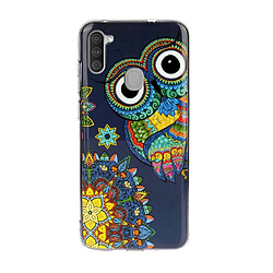 Coque en TPU noctilucent imd souple motif de hibou pour votre Samsung Galaxy A11