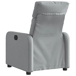 Acheter vidaXL Fauteuil inclinable électrique Gris clair Tissu