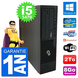 PC Fujitsu Esprimo E910 DT Intel i5-3470 RAM 8Go Disque Dur 2To Windows 10 Wifi - Occasion