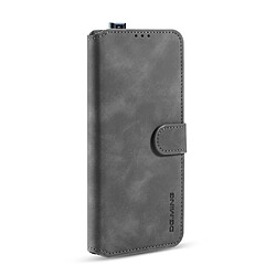 Etui en PU style rétro avec support gris pour votre Xiaomi Redmi K30 Pro