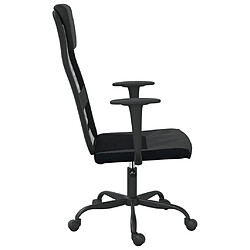 Avis Helloshop26 Chaise fauteuil siège de bureau informatique étude réglable en hauteur noir 02_0024072