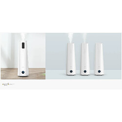 Avis Deerma Humidificateur d'air 4 L, Design Vertical, Affichage LED, Système Intelligent, Blanc