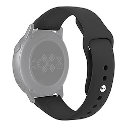 Acheter Wewoo Bracelet pour montre connectée Galaxy Watch Active 2 Smart couleur unie de poignet en siliconeTaille S Noir