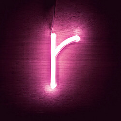 Ledkia Lettres Néon LED Rose R Rose