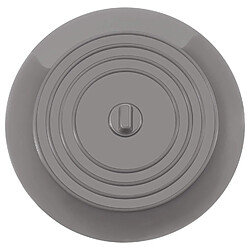 INF Bouchon d'évier en silicone Grey 15 cm