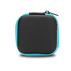 Cadorabo Boîte de rangement écouteurs dans BLEU CLAIR Coque angulaire en tissu robuste