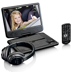 Lenco DVD portable 9" avec USB/support/casque Bluetooth® DVP-947BK Noir