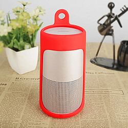 Wewoo Housse de protection portable haut-parleur Bluetooth pour gel de silice antichoc Bose Soundlink Revolve Rouge