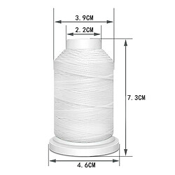 Polyester Ciré Fil À Coudre En Cuir 1mm pas cher