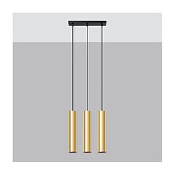 Luminaire Center Suspension Lagos Acier Or poli