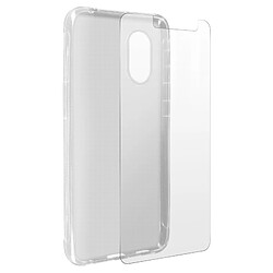 Avizar Coque Samsung Galaxy Xcover 5 Souple et Film Verre Trempé 9H transparent