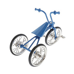 Échelle 1:10 Alliage Tricycle Vélo Modèle De Jouet De Table Décoration De La Maison Bleu pas cher