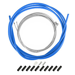 Acheter Ensemble De Logement De Câble De Levier De Frein De Vélo Embouts De Dérailleur à Sertir Manette De Vitesse Bleu