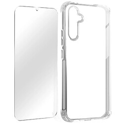 Avizar Protection pour Galaxy A14 4G et 5G Coque Antichoc et Verre Trempé Transparent