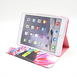 Avis Etui en PU impression motif pétales colorés pour votre Apple iPad mini 1 2 3