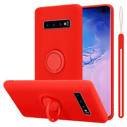 Cadorabo Coque Samsung Galaxy S10 PLUS Etui en Rouge