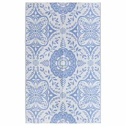 vidaXL Tapis d'extérieur Bleu azuré 190x290 cm PP