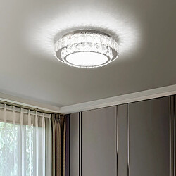 Avis Stoex Lampe De Plafond Led 30CM Lustre En Cristal Plafonnier Moderne Pour Chambre À Coucher, Salon, Cuisine, 6000K