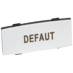 etiquette legrand osmoz aluminium avec texte defaut - petit modèle