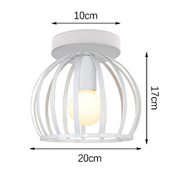 Avis Stoex 3pcs Vintage Plafonnier Industrielle Design forme Cage 20cm, Lampe de Plafond en