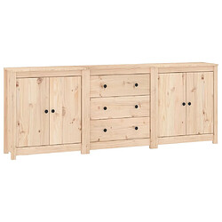 vidaXL Buffet 210x35x80 cm Bois massif de pin