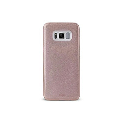 Coque PURO S8 rose pailleté TPU