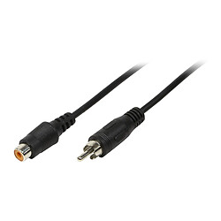 LogiLink Câble audio, RCA mâle - RCA femelle, 10 m ()