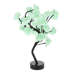 USB 24 LED Rose Tree Light Chambre Salon Saint Valentin Party Decor Vert