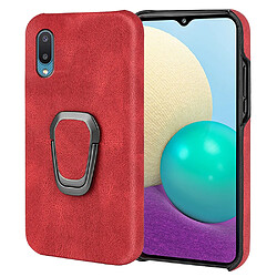 Coque en TPU + PU avec béquille rouge pour votre Samsung Galaxy A02/M02