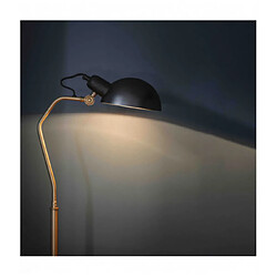 Avis Endon Lampe de table Largo en Acier , Noir satiné et peinture en laiton vieilli