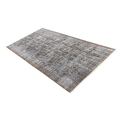 Avis Vidal Tapis de laine 201x107 gris Ultra Vintage